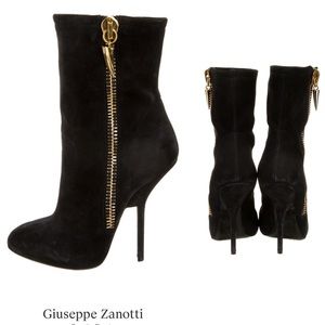 Guiseppe Zanotti Vera shark tooth boots mid calf